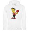 Men`s hoodie Supreme Bart White фото