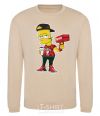 Sweatshirt Supreme Bart sand фото