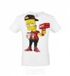 Men's T-Shirt Supreme Bart White фото