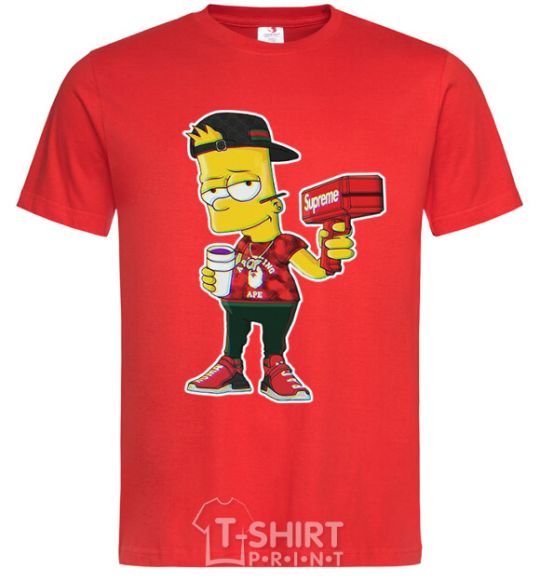 Men s T Shirt Supreme Bart T shirtPrint