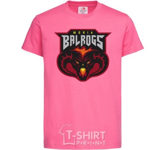 Kids T-shirt Moria Balrogs heliconia фото