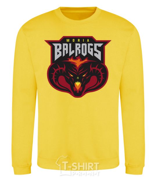 Sweatshirt Moria Balrogs yellow фото