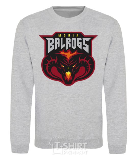 Sweatshirt Moria Balrogs sport-grey фото