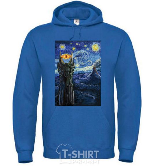 Men`s hoodie The Eye of Sauron royal фото