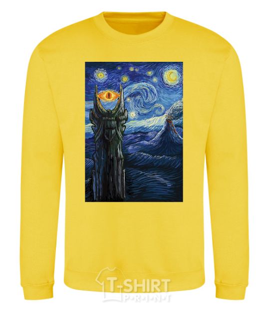 Sweatshirt The Eye of Sauron yellow фото