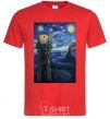 Men's T-Shirt The Eye of Sauron red фото