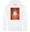 Men`s hoodie OBEY art White фото