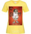 Women's T-shirt OBEY art cornsilk фото