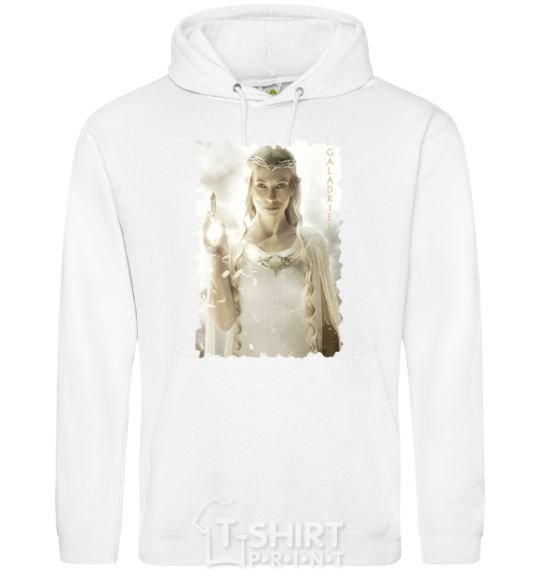 Men`s hoodie Galadriel White фото