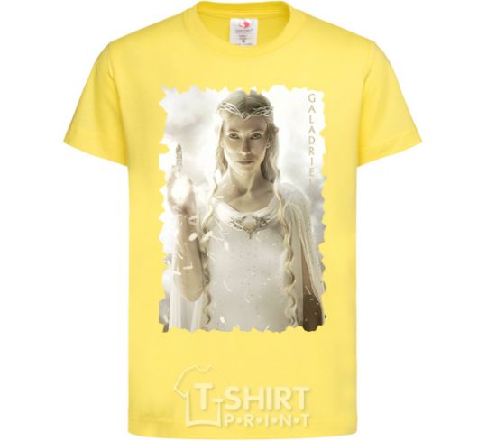 Kids T-shirt Galadriel cornsilk фото