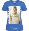 Women's T-shirt Galadriel royal-blue фото