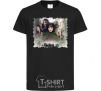 Kids T-shirt Lord of the Rings characters black фото