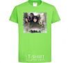 Kids T-shirt Lord of the Rings characters orchid-green фото