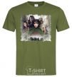 Men's T-Shirt Lord of the Rings characters millennial-khaki фото