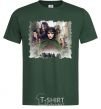 Men's T-Shirt Lord of the Rings characters bottle-green фото