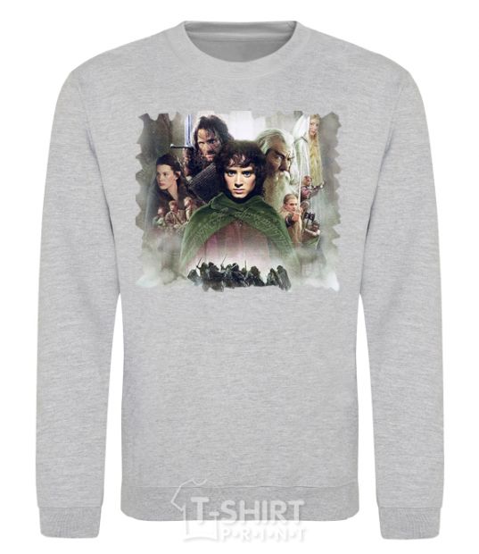 Sweatshirt Lord of the Rings characters sport-grey фото