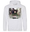 Men`s hoodie Lord of the Rings characters sport-grey фото