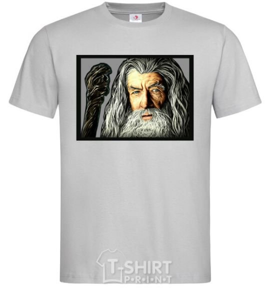 Men's T-Shirt Gandalf grey фото