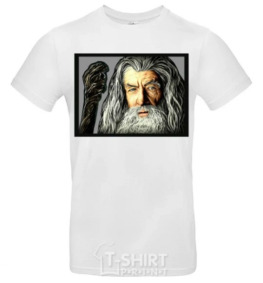 Men's T-Shirt Gandalf White фото