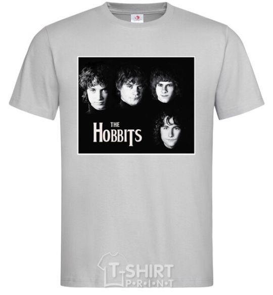 Men's T-Shirt The Hobbits grey фото