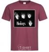 Men's T-Shirt The Hobbits burgundy фото