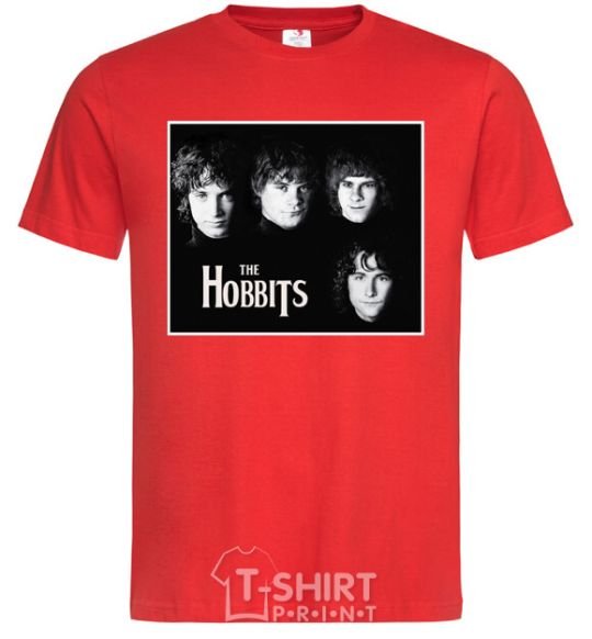 Men's T-Shirt The Hobbits red фото
