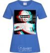 Women's T-shirt Supreme Monro royal-blue фото