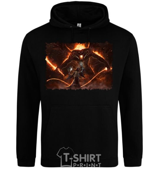 Men`s hoodie You won't pass black фото