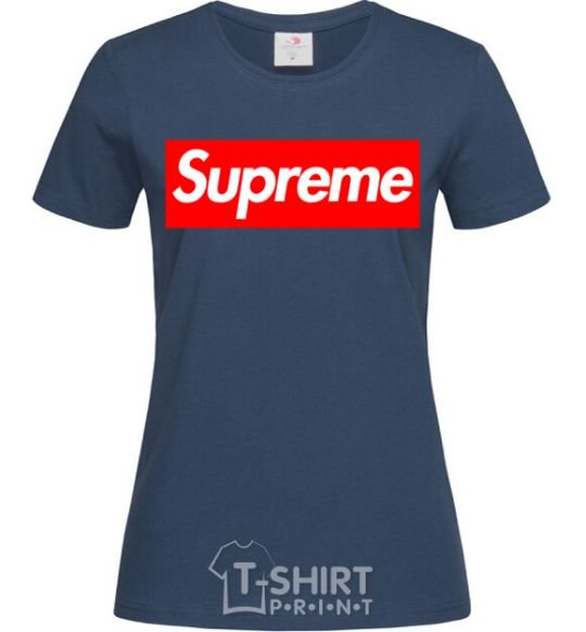 Women s T shirt Supreme logo T shirtPrint