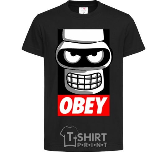 Kids T-shirt Obey Bender black фото