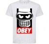 Kids T-shirt Obey Bender White фото