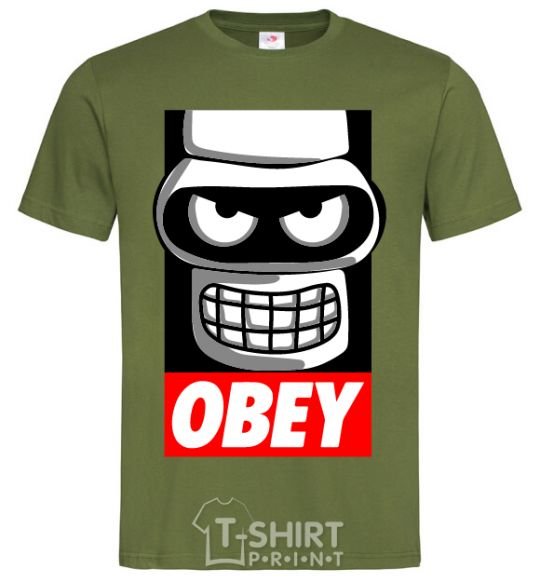 Men's T-Shirt Obey Bender millennial-khaki фото