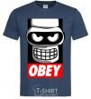 Мужская футболка Obey Bender Темно-синий фото