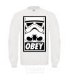 Sweatshirt Obey stormtrooper White фото