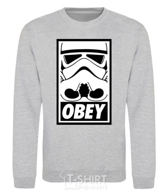 Sweatshirt Obey stormtrooper sport-grey фото