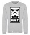 Sweatshirt Obey stormtrooper sport-grey фото