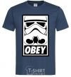 Мужская футболка Obey штурмовик Темно-синий фото