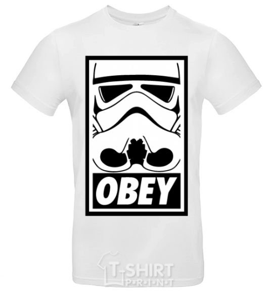 Мужская футболка Obey штурмовик Белый фото