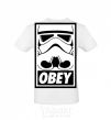 Мужская футболка Obey штурмовик Белый фото