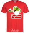 Men's T-Shirt Supreme frog red фото