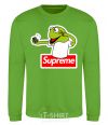 Sweatshirt Supreme frog orchid-green фото