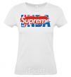 Women's T-shirt Supreme NBA White фото