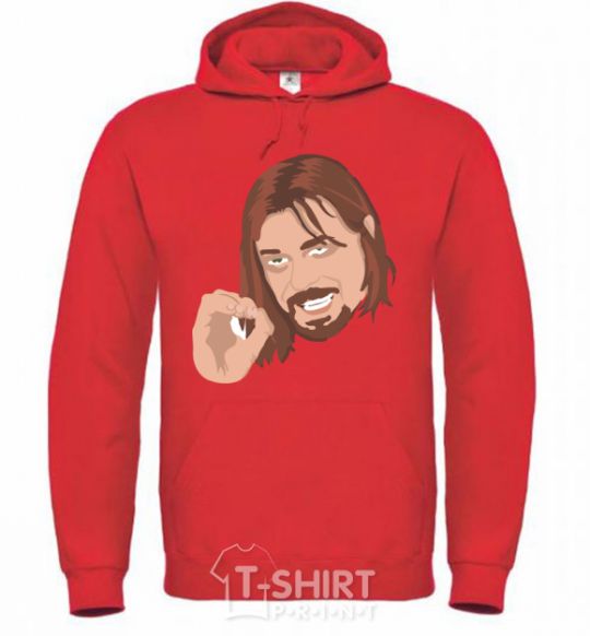 Men`s hoodie Boromir bright-red фото
