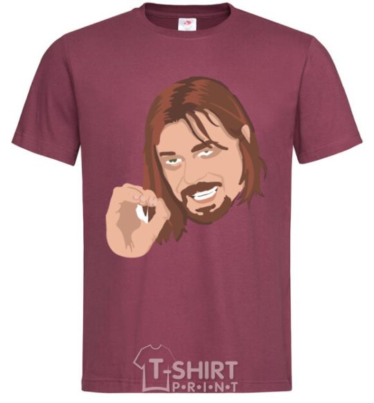 Men's T-Shirt Boromir burgundy фото