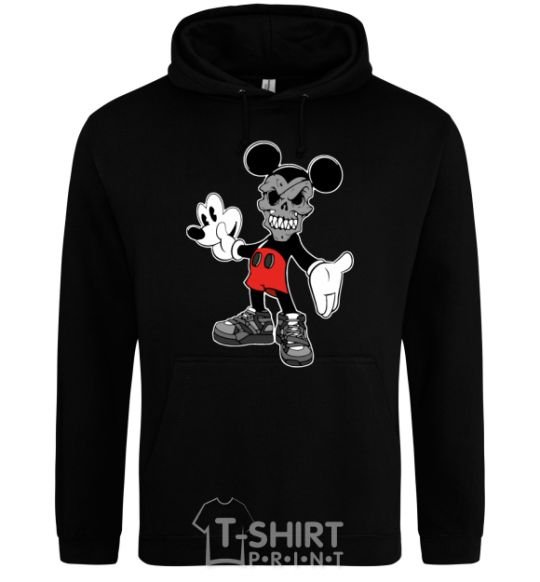 Men`s hoodie Scary Mickey black фото