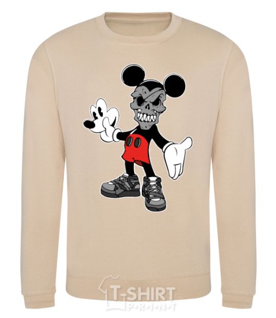 Sweatshirt Scary Mickey sand фото