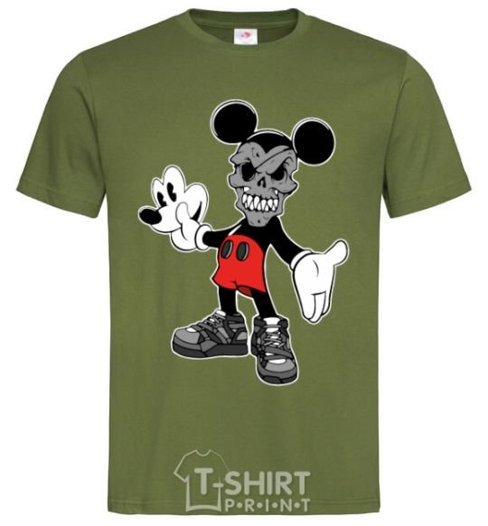 Men's T-Shirt Scary Mickey millennial-khaki фото