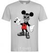 Men's T-Shirt Scary Mickey grey фото