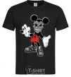 Men's T-Shirt Scary Mickey black фото