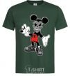 Men's T-Shirt Scary Mickey bottle-green фото